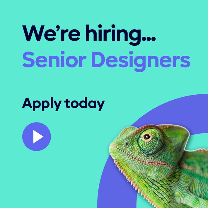 Are you our new Senior Designer?